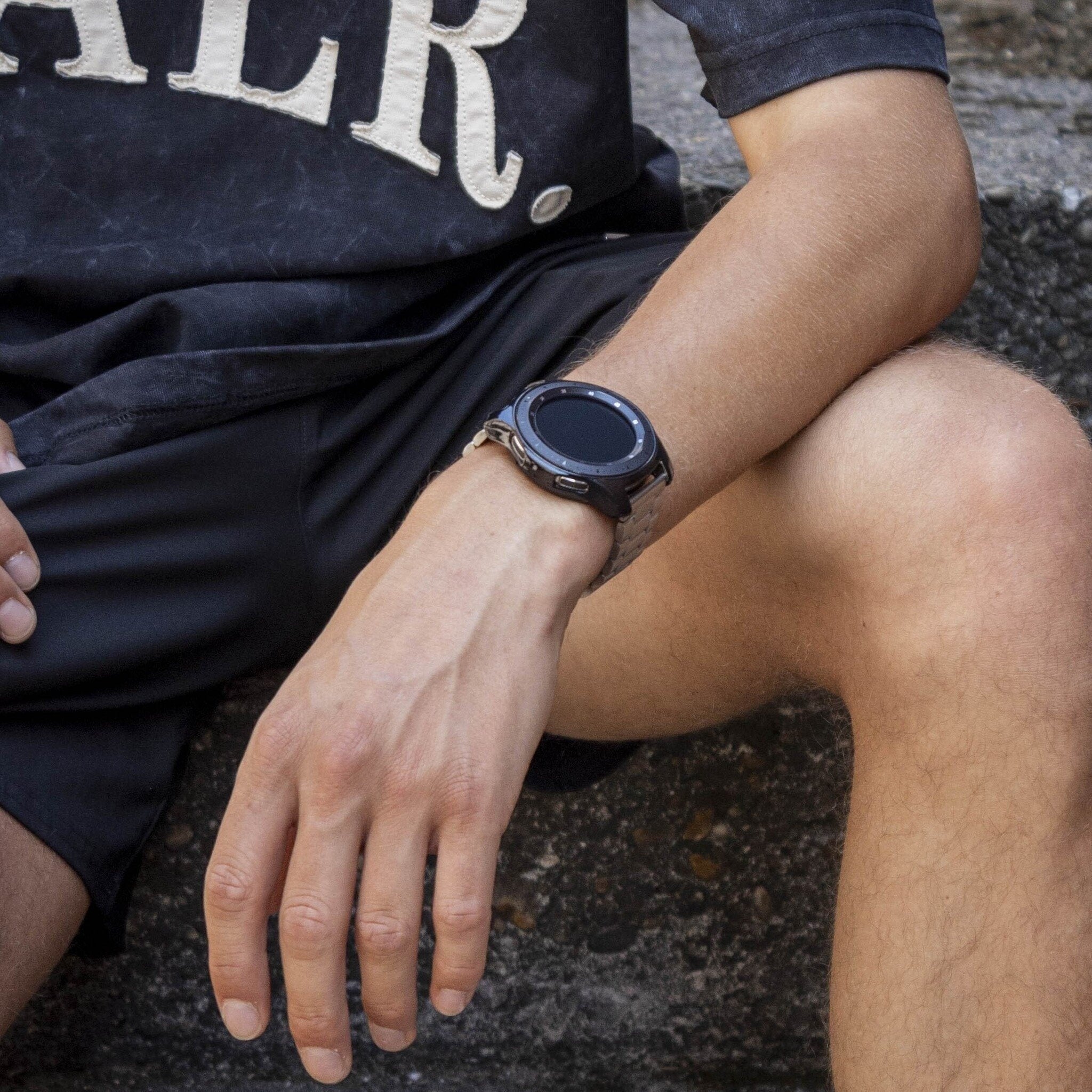 BALR OnePlus Watch Stahl Gliederarmband (Silber)