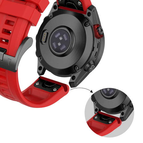 Bandz Amazfit T-Rex Ultra 2 Silicone Strap 'Classic' (Red)