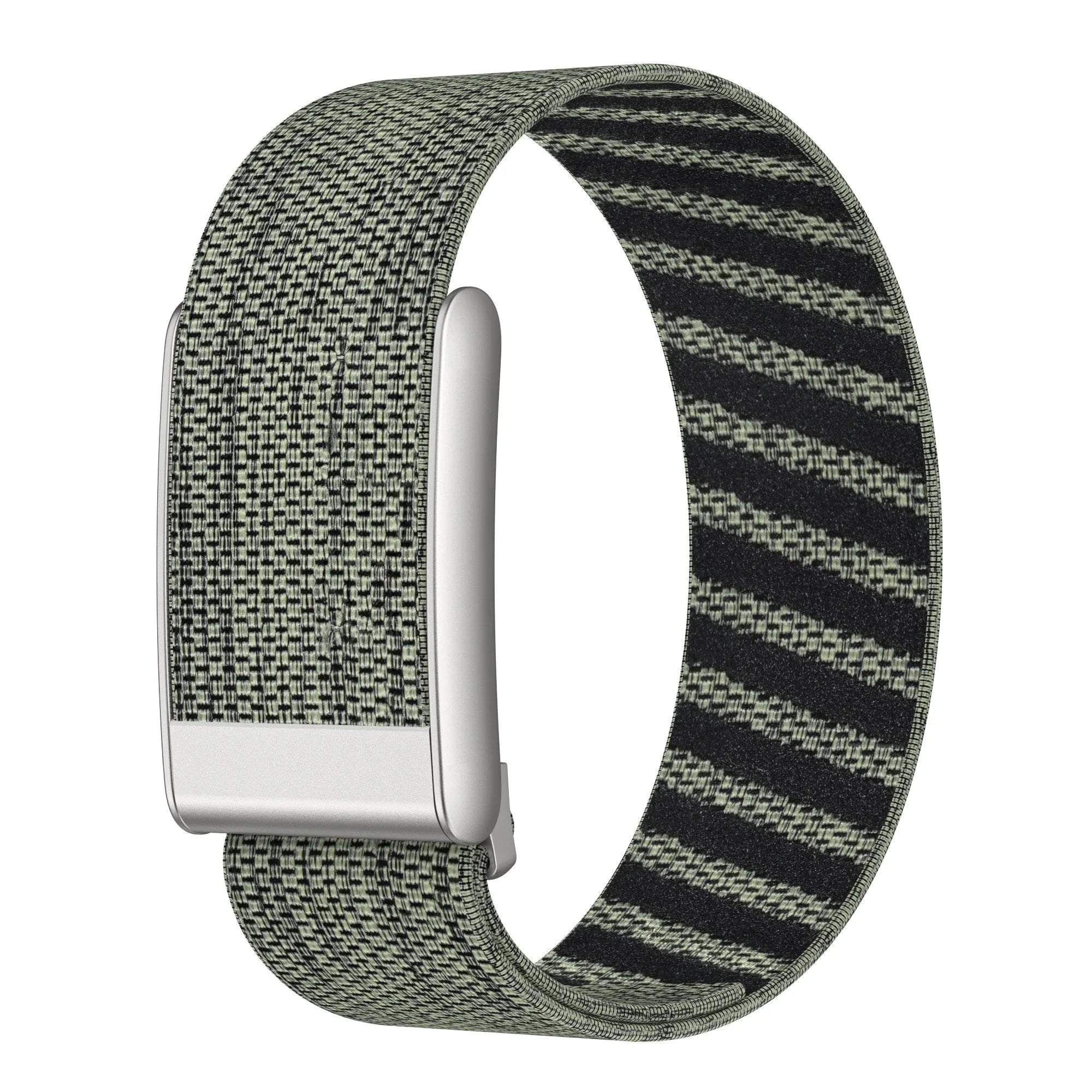 Kompatibel mit Whoop MG Nylonarmband (Grau-gruen)