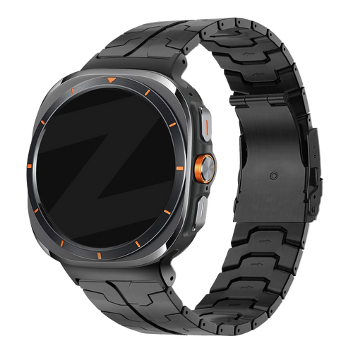 Bandz Samsung Galaxy Watch Ultra Titan Armband 'Iron' (Schwarz)