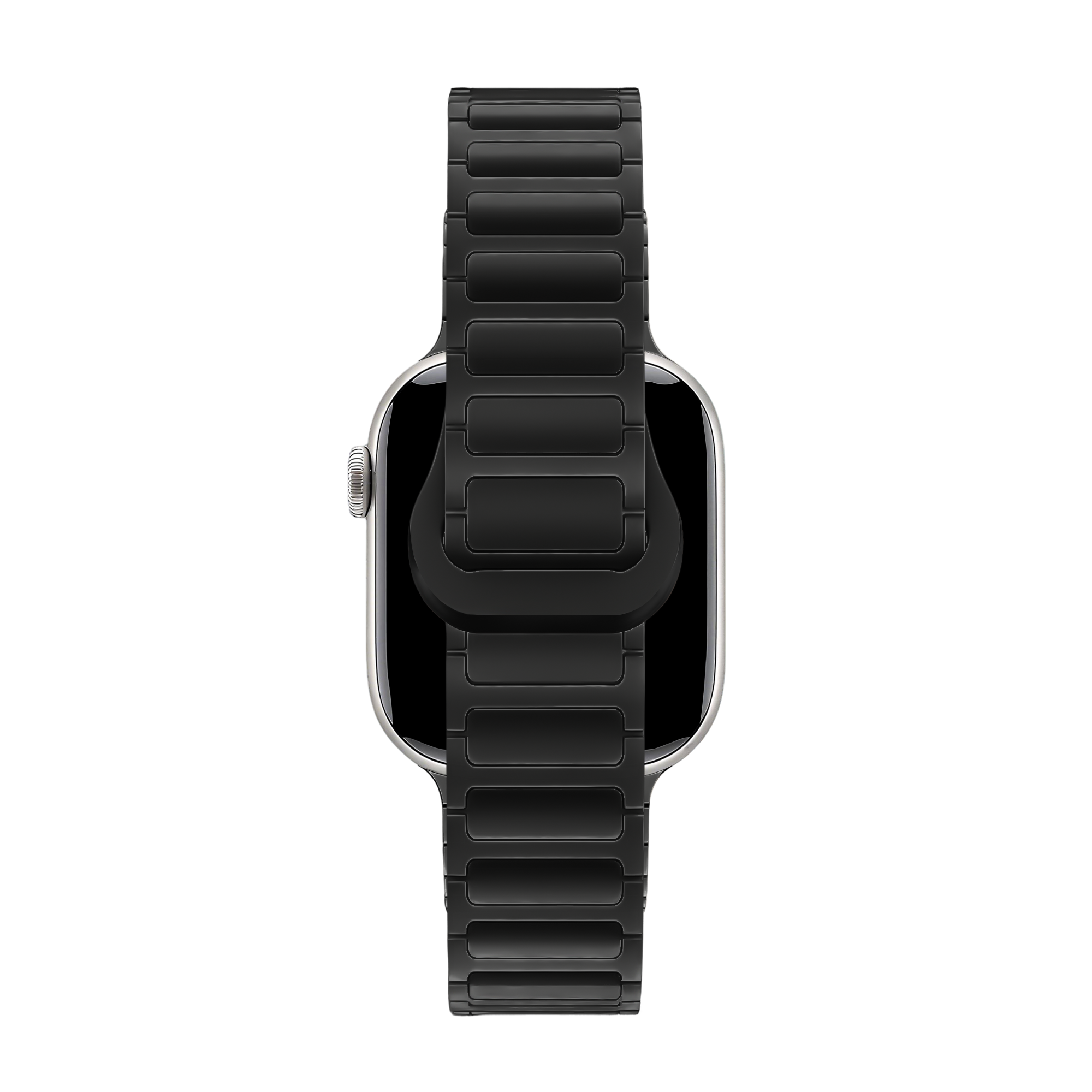 Bandz Apple Watch Magnetic Silicone Strap 'Slim' (Black)