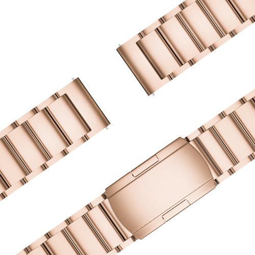 Bandz Garmin Approach S42 Titanium Link Strap (Rose Gold)