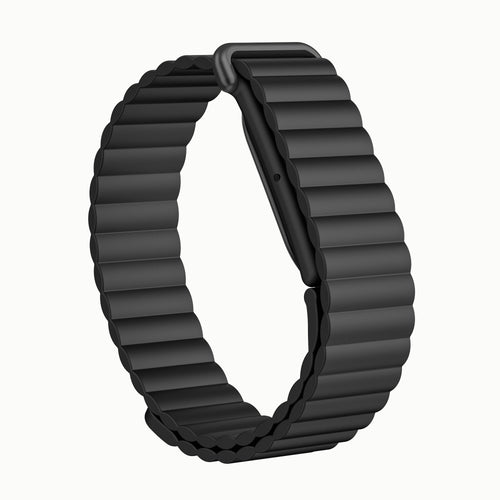 Fitbit Air Magnetisches Silikonarmband (Schwarz)