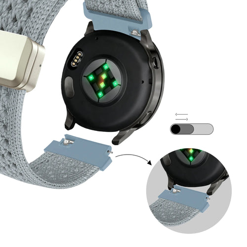 Bandz OnePlus Watch 3 - 43mm Vintage Nylon Strap (Light Blue)