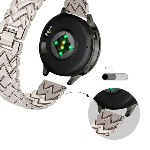 Bandz Huawei Watch GT 7 - 41mm Metal Strap 'V-Type' (Starlight)