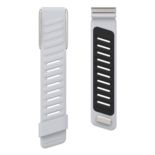 Whoop 5.0 Sport Strap (Light Grey/Black)