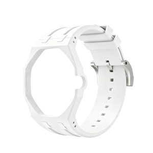 Swatch Royal Pop Silikon Armband - 3 Uhr (Weiß)