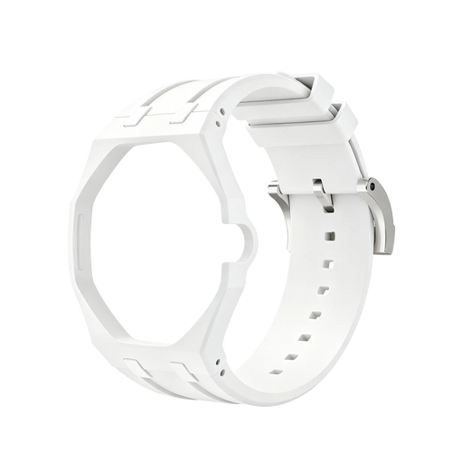 Swatch Royal Pop Silikon Armband - 3 Uhr (Weiß)
