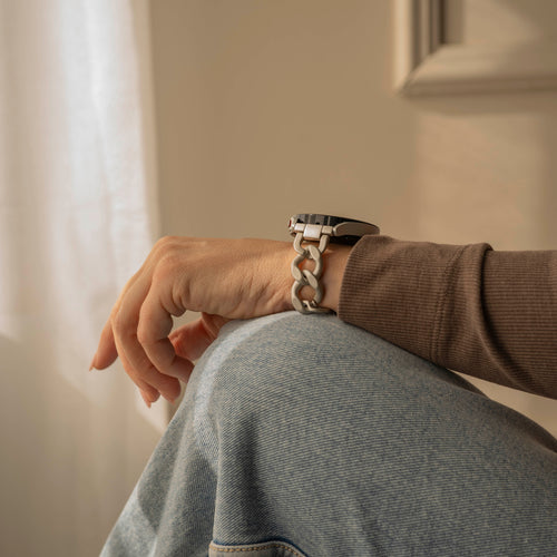 Samsung Galaxy Watch 4 - 44mm Stahlkettenband (Polarstern)