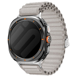 Samsung Galaxy Watch Ultra Outdoor Nylonarmband (Weiß)