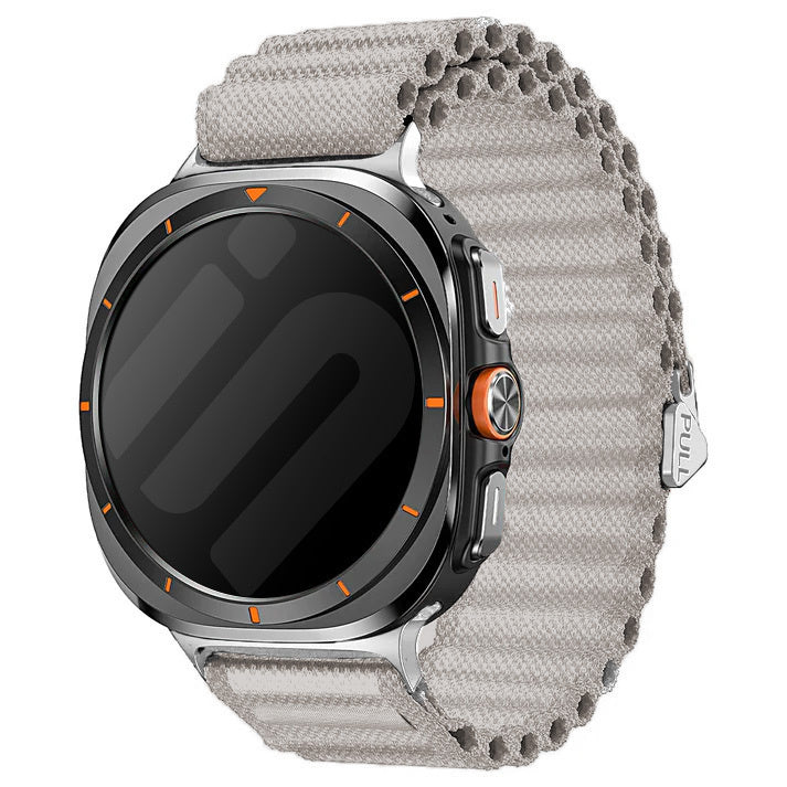 Samsung Galaxy Watch Ultra Outdoor Nylonarmband (Weiß)