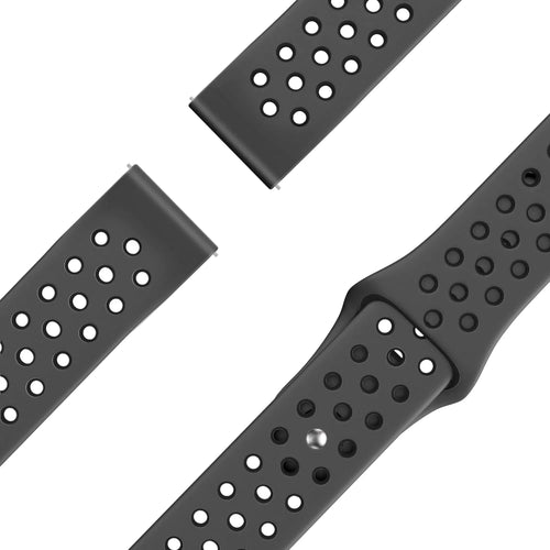 Bandz Garmin D2 Air X15 Sport Strap 'Deluxe' (Dark Grey/Black)