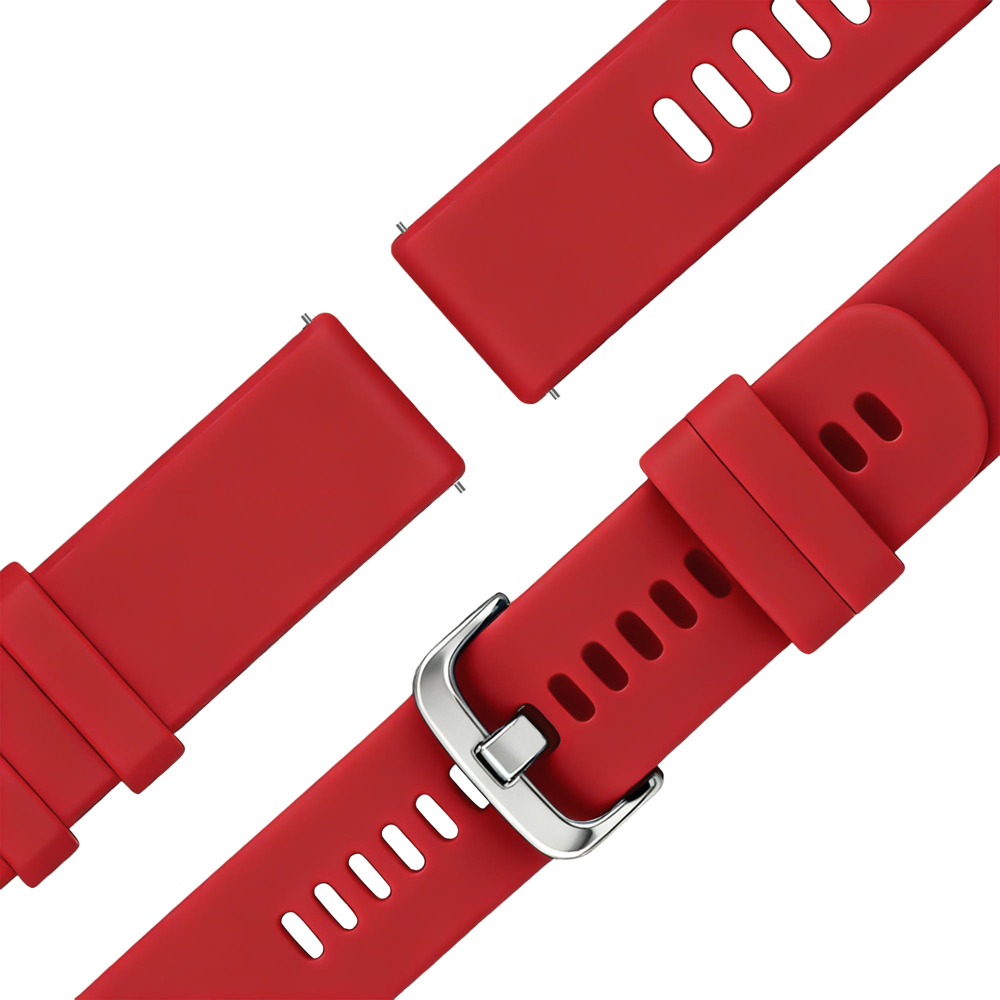 Bandz Garmin Venu 4 - 41mm Silicone Strap 'Classic' (Red)