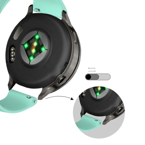 Bandz Garmin Forerunner 245 Silicone Strap 'Premium' (Aqua)