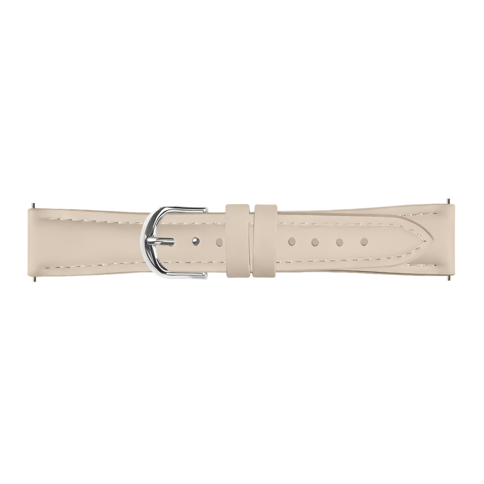 Samsung Galaxy Watch 7 - 40mm Slimfit Lederarmband (Milk Tea)