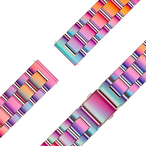 Bandz Pebble Round 2 - 14mm Steel Strap 'Classic' (Rainbow)