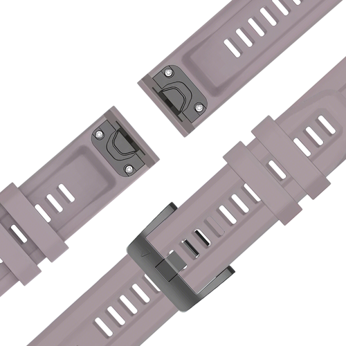 Bandz Garmin Epix Pro (Gen 2) 51mm Silikonarmband 'Classic' (Lavendel Grau)