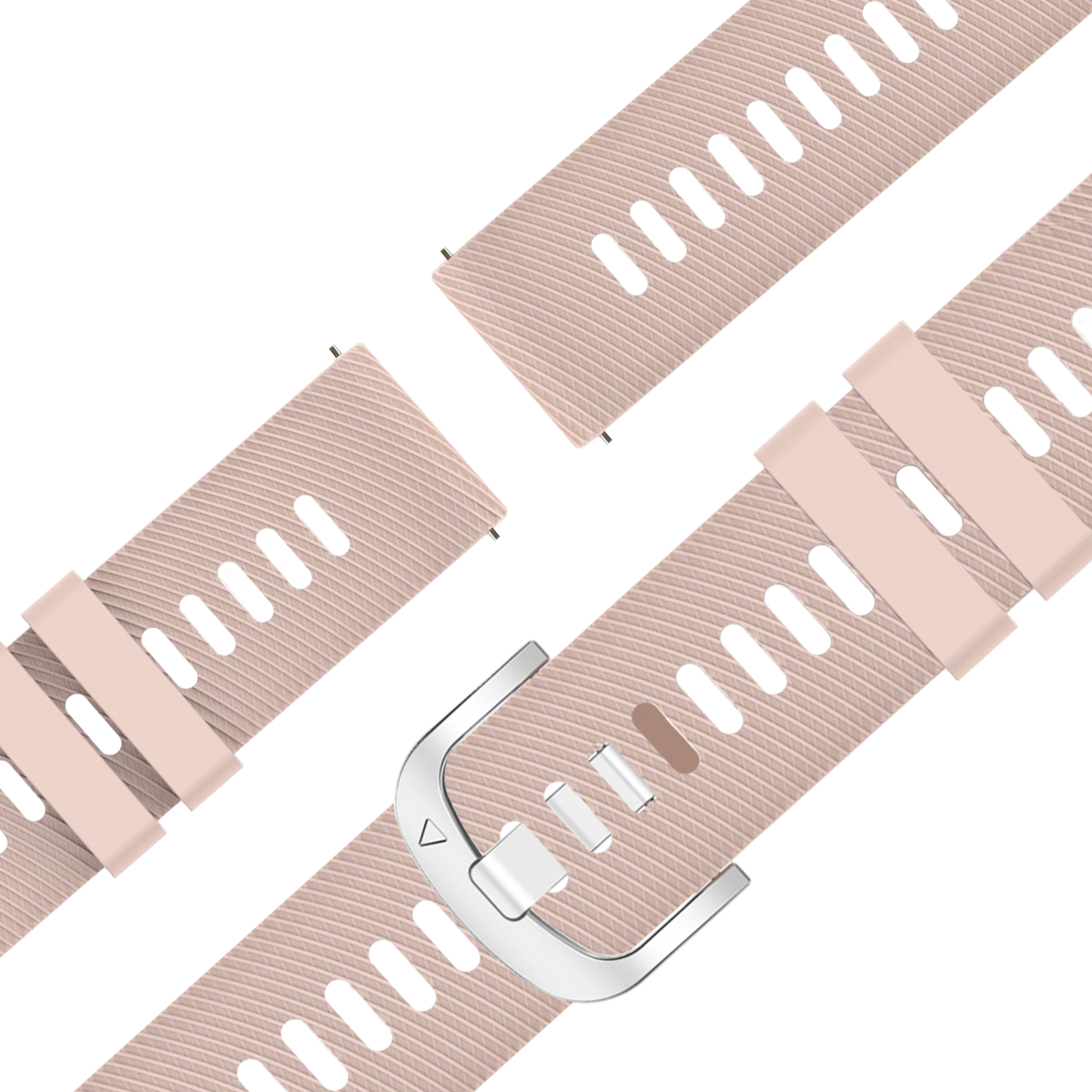 Bandz Garmin Venu 4 - 41mm Silicone Strap 'Deluxe' (Light Pink)