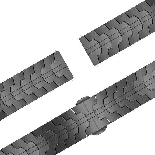 Bandz Garmin Venu 3 Steel Strap 'Iron' (Black)