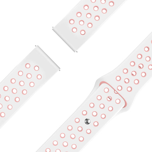 Bandz Garmin D2 Air X10 Sport Strap 'Deluxe' (White/Pink)