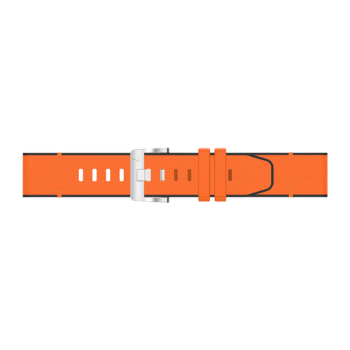 Garmin Descent G2 Leather Hybrid Strap (Orange)