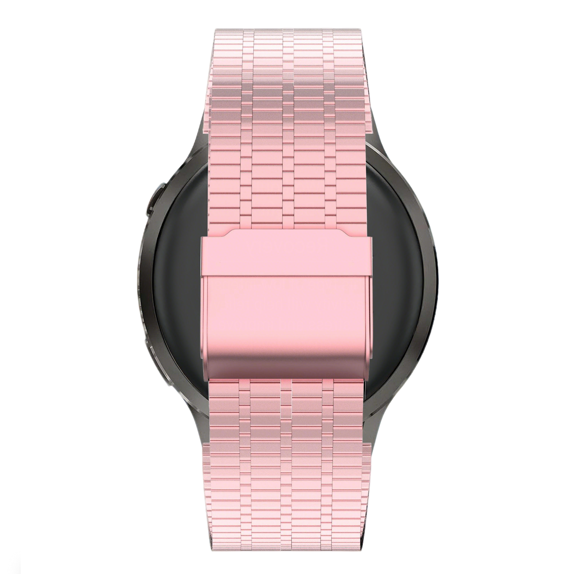 Bandz Garmin Bounce 2 Verstellbares Stahlarmband (Rosa Sand)