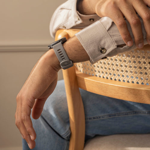 Garmin Vivomove HR Silicone Strap (Light Grey)