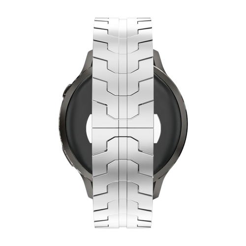 Bandz Garmin Vivoactive 4 Steel Strap 'Iron' (Silver)