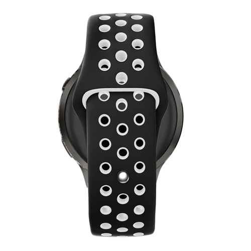 Bandz Garmin Forerunner 570 - 47mm Sport Strap 'Deluxe' (Black/White)