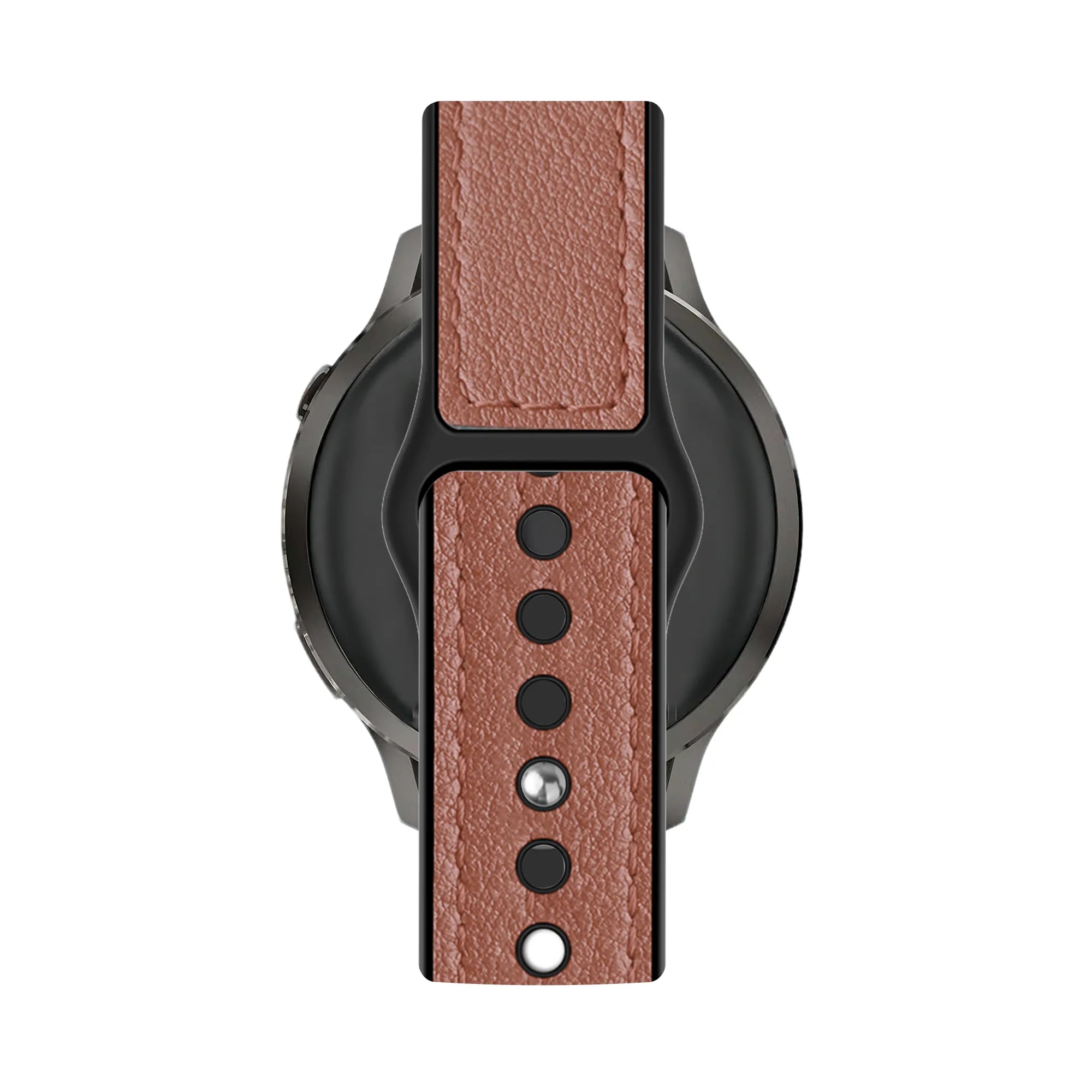 Bandz Garmin Venu 3 Lederarmband 'Hybrid' (Braun)