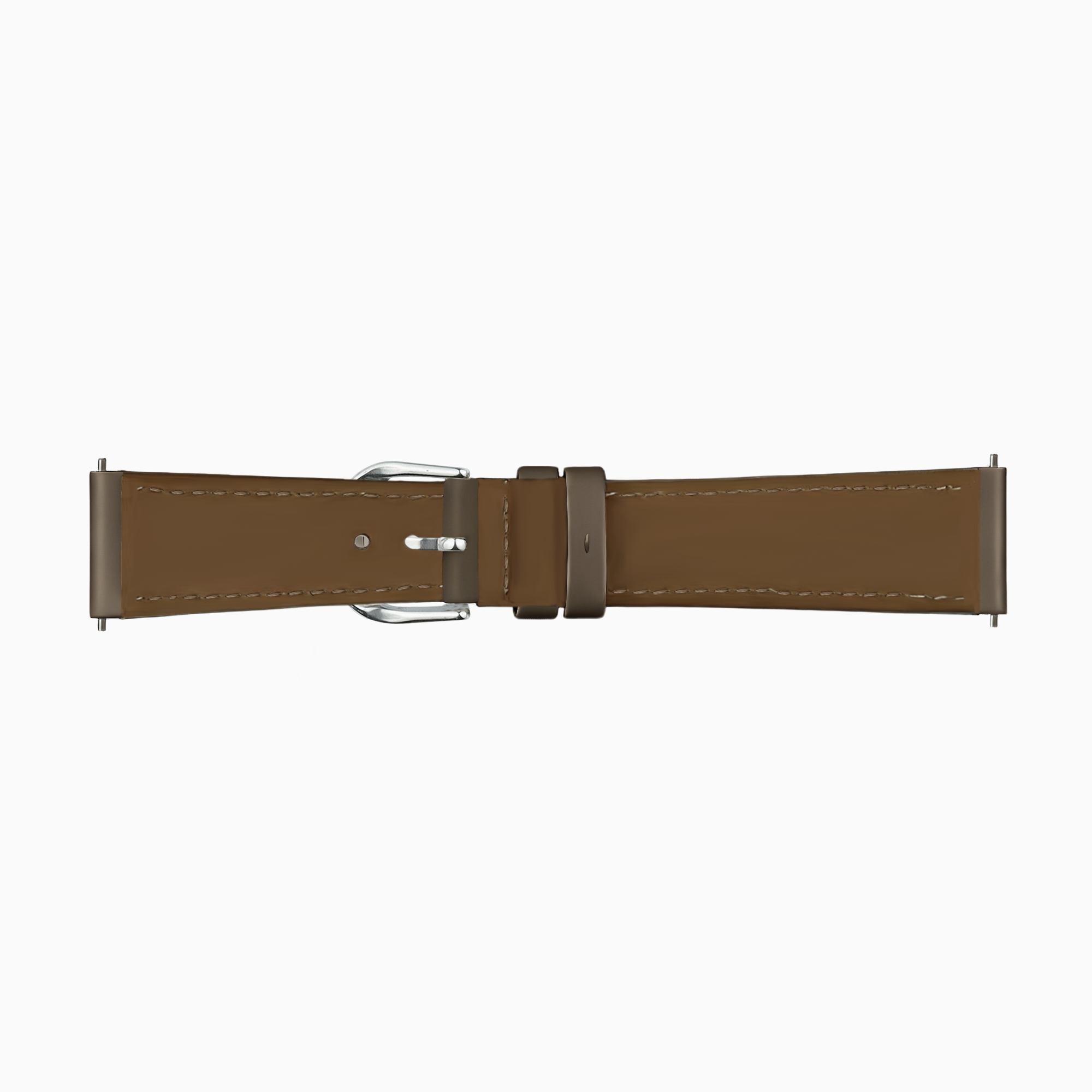 Samsung Galaxy Watch 7 - 40mm Slimfit Lederarmband (Dunkel Braun)