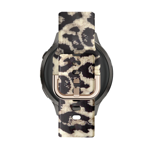 Bandz Garmin Vivomove Sport Silicone Strap 'Lucky Leopard'