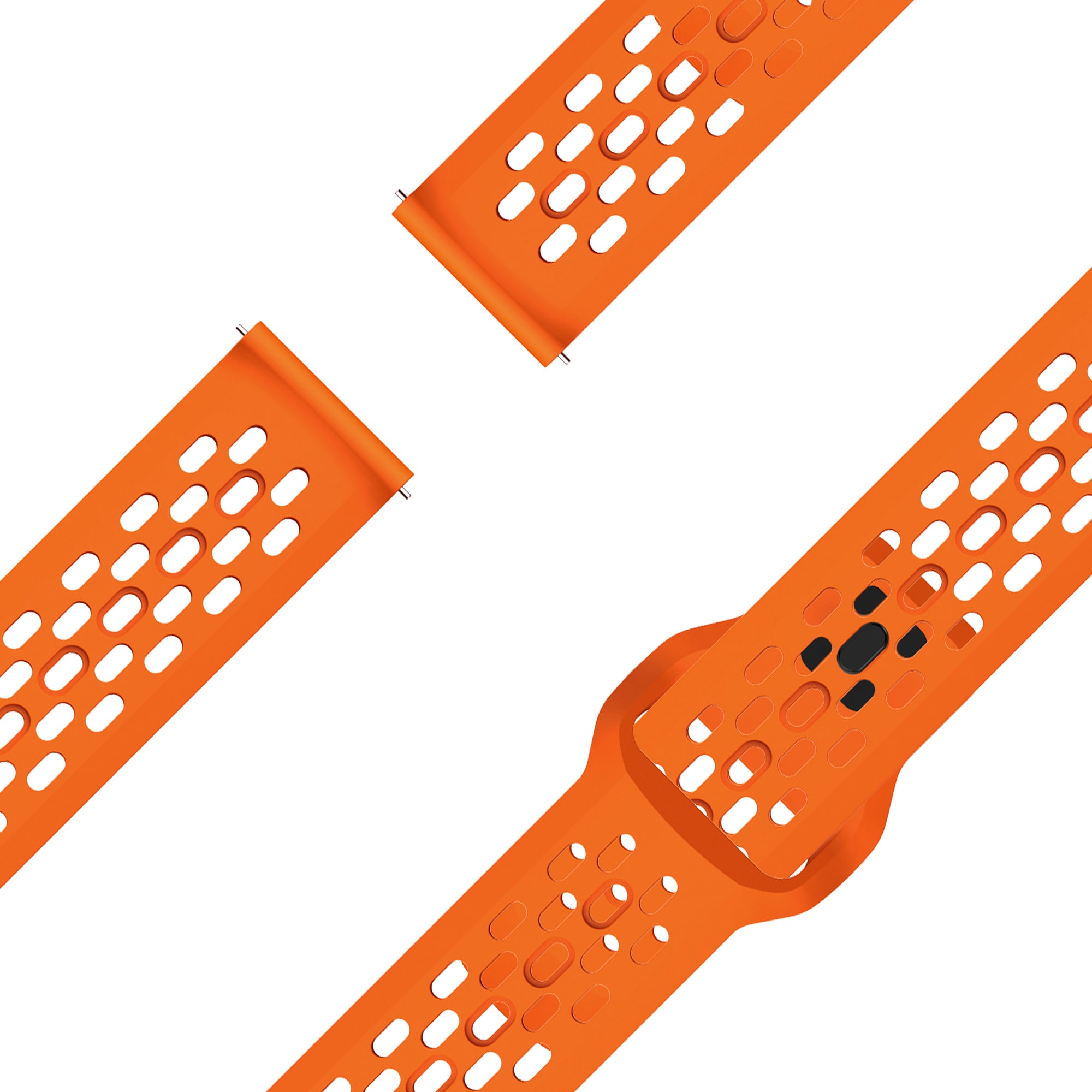 Bandz Garmin Venu 4 - 45mm Silikonarmband 'Air' (Orange)
