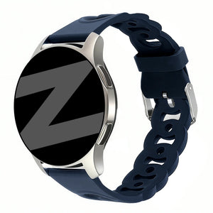 Bandz Coros Apex 42mm Silicone Strap 'Chains' (Dark Blue)