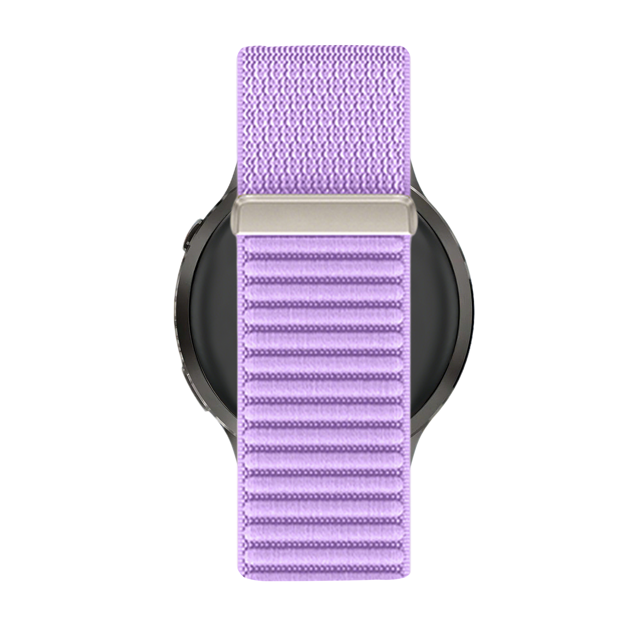 Bandz Garmin Forerunner 570 - 42mm Nylonarmband 'Wave' (Hell Lila)