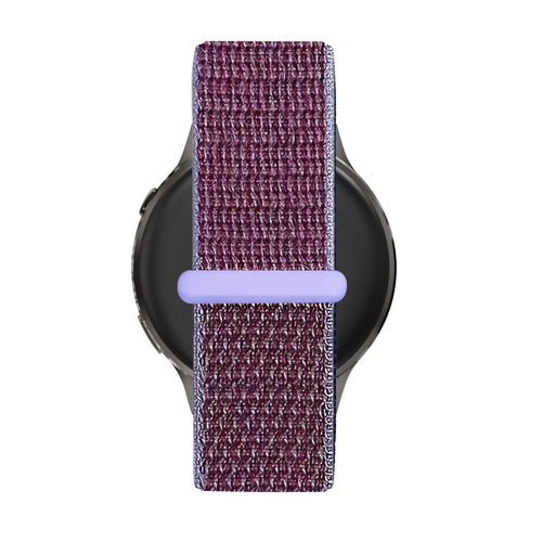 Bandz Garmin Forerunner 265s Nylon Loop Armband (Flieder)