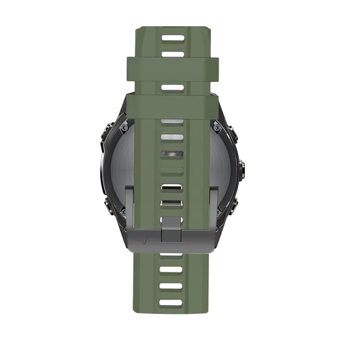 Bandz Garmin Epix Pro (Gen 2) 51mm Silikonarmband 'Classic' (Armee Grün)