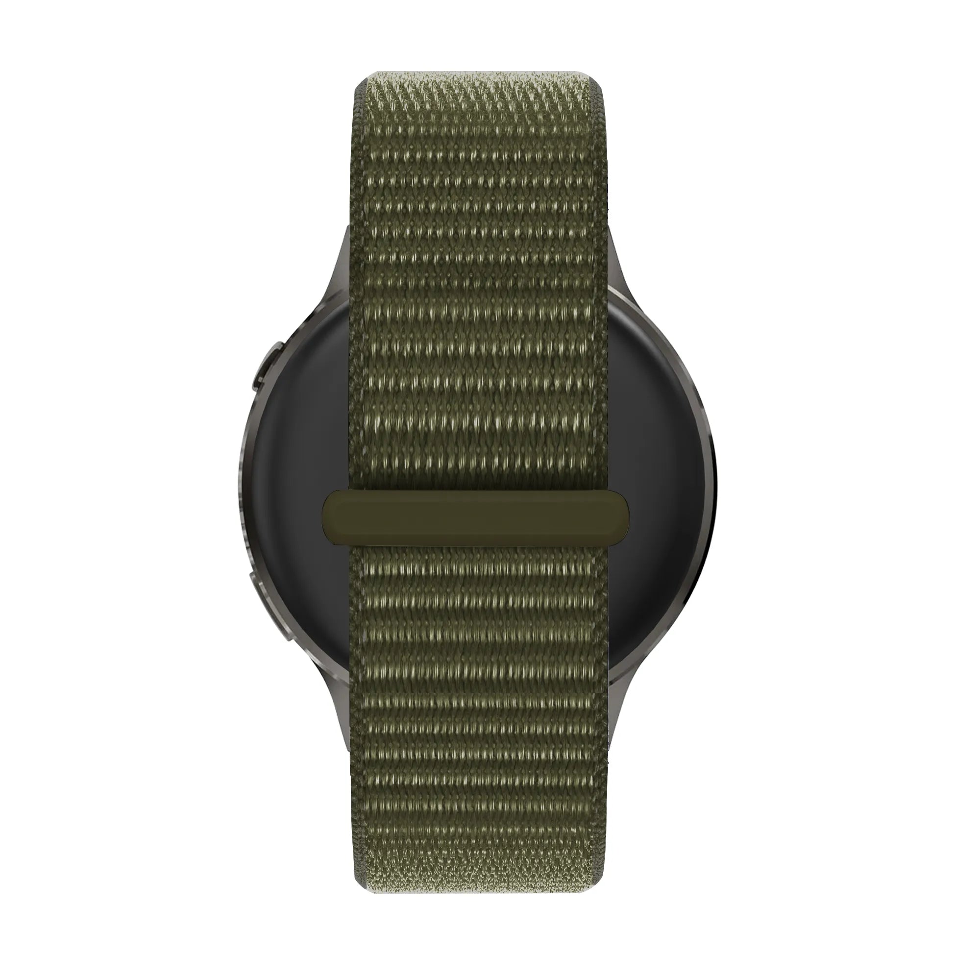 Bandz Garmin Vivomove Style Nylon Loop Armband (Olivgrün)