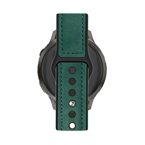 Bandz Garmin D2 Air X15 Lederarmband 'Hybrid' (Grün)