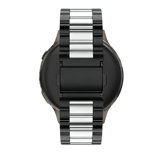 Bandz Garmin Forerunner 255 Steel Strap 'Classic' (Black/Silver)