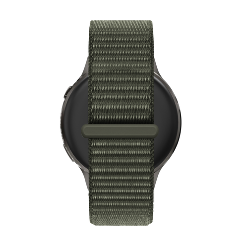 Bandz Garmin Forerunner 265s Nylon Loop Strap (Dark Green)