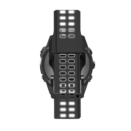 Bandz Garmin Approach S62 Buckled Sport Strap (Black/Grey)