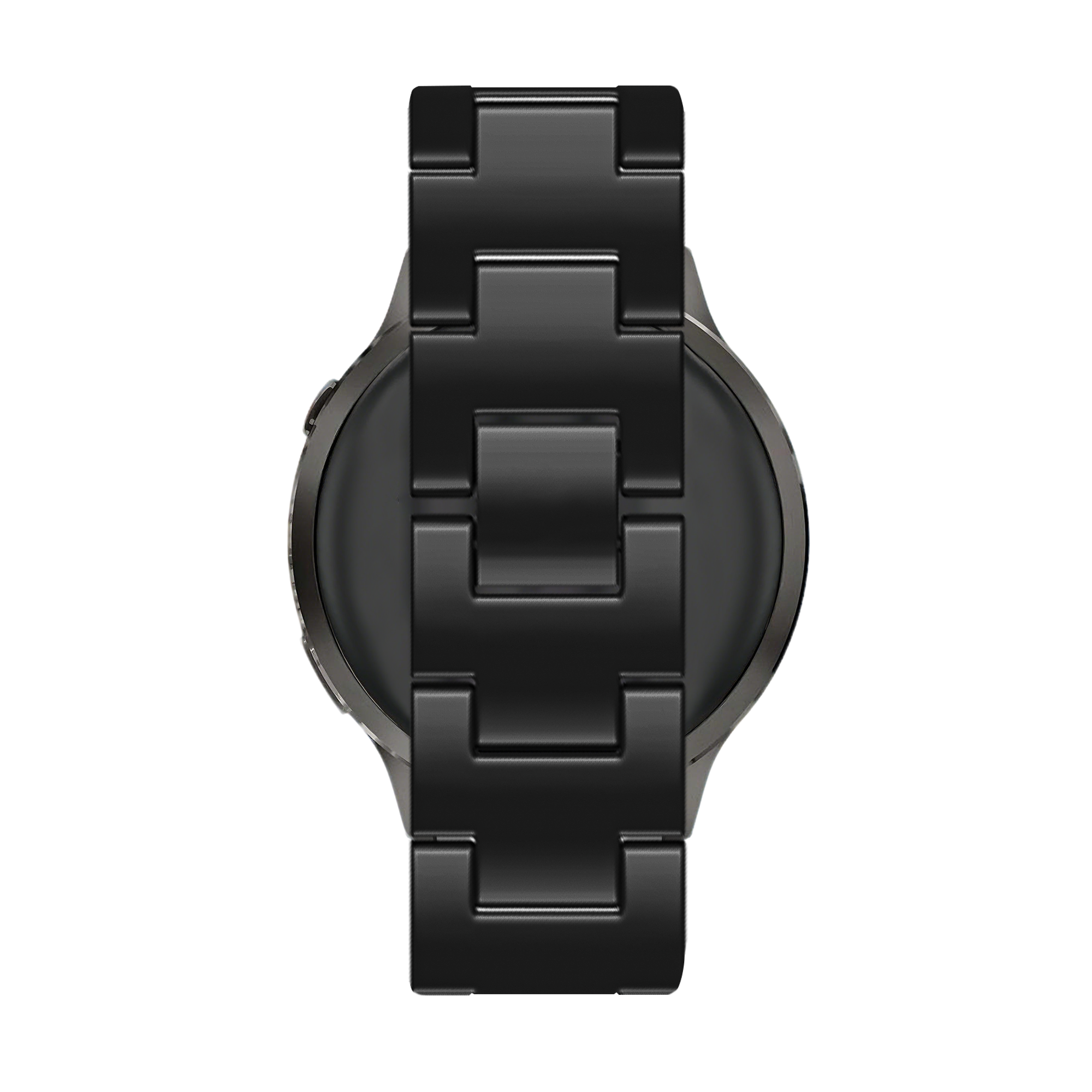 Bandz Garmin Forerunner 570 - 42mm Metallarmband 'Chains' (Schwarz)