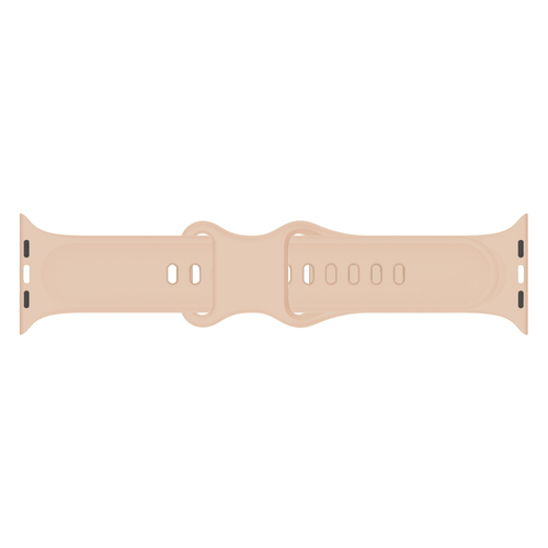 Apple Watch Flower Silikonarmband (Beige/Braun)