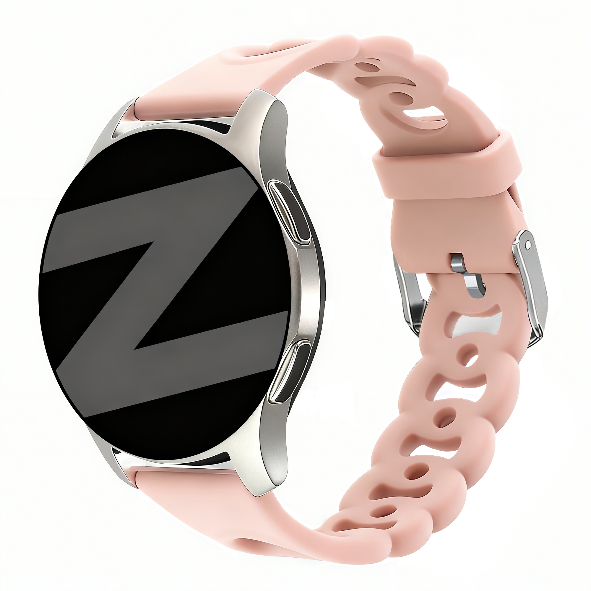 Bandz Polar Unite Silikonarmband 'Chains' (Rosa)