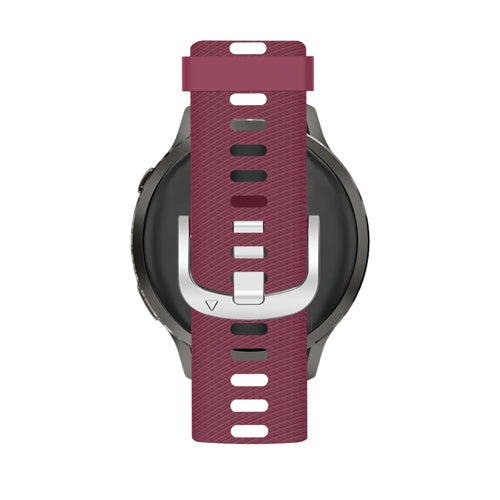 Bandz Garmin Venu 4 - 41mm Silikonarmband 'Deluxe' (Weinrot)