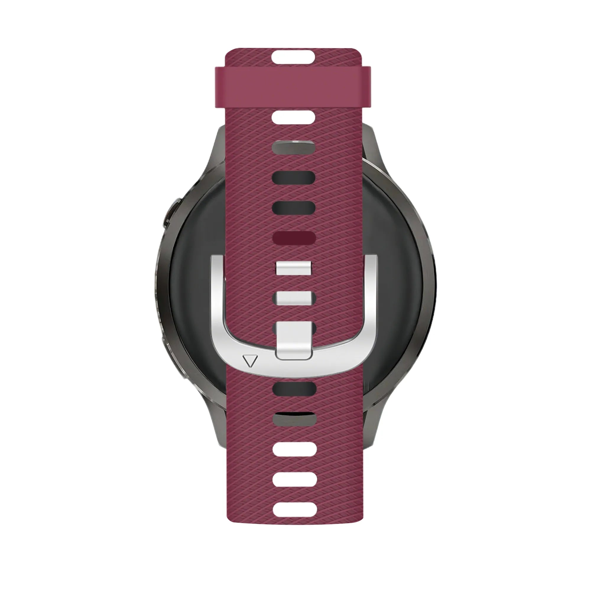 Bandz Garmin Venu 4 - 41mm Silikonarmband 'Deluxe' (Weinrot)