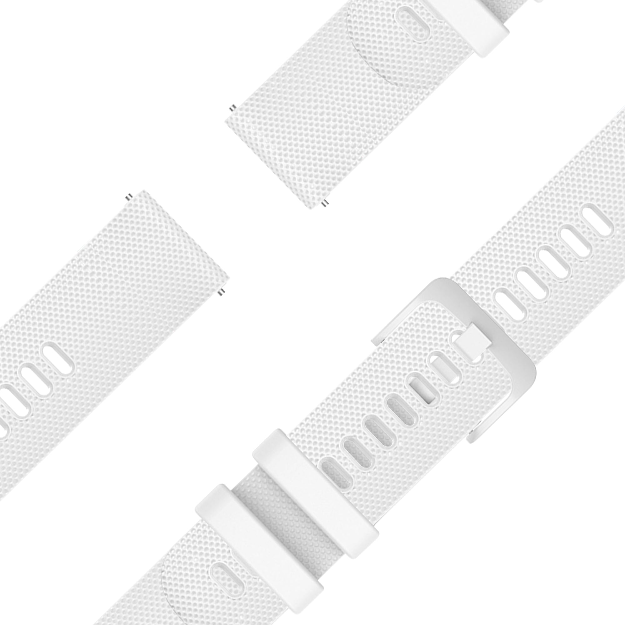Bandz Garmin Venu 4 - 45mm Silikonarmband 'Premium' (Weiß)