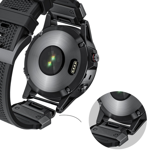 Bandz Garmin Descent G2 Silikonarmband 'Explorer' (Schwarz)