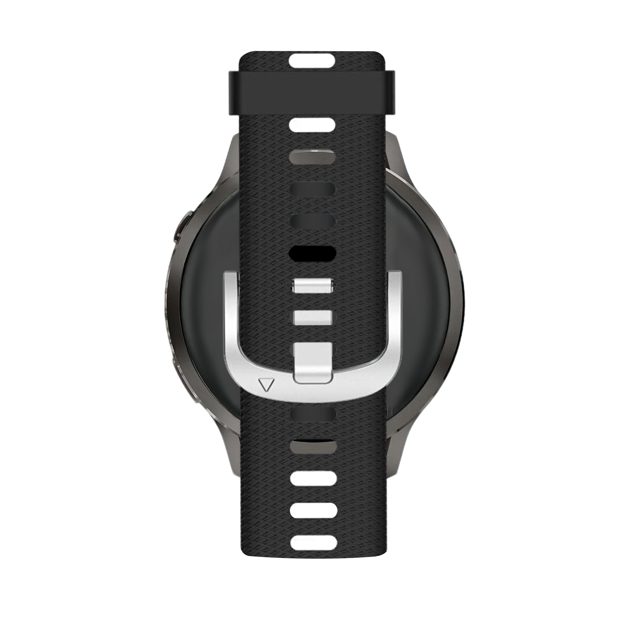Bandz Garmin Forerunner 265s Silikonarmband 'Deluxe' (Schwarz)